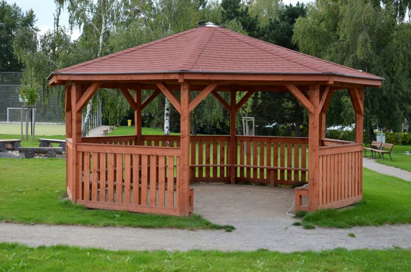 Bench Gazebo Installation detail